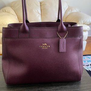 Brand new Purple Coach tote bag / shoulder bag
